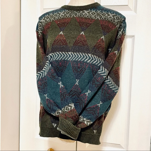 Vintage Other - Vtg The Men’s Store Mountains Knit Wool Crewneck